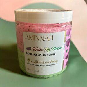 AMINNAH Water My Melons Scrub - Pink and Green